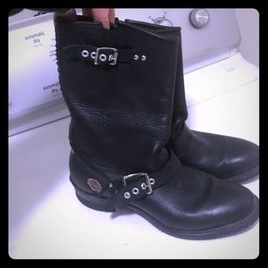 Harley Davidson motorcycle boots